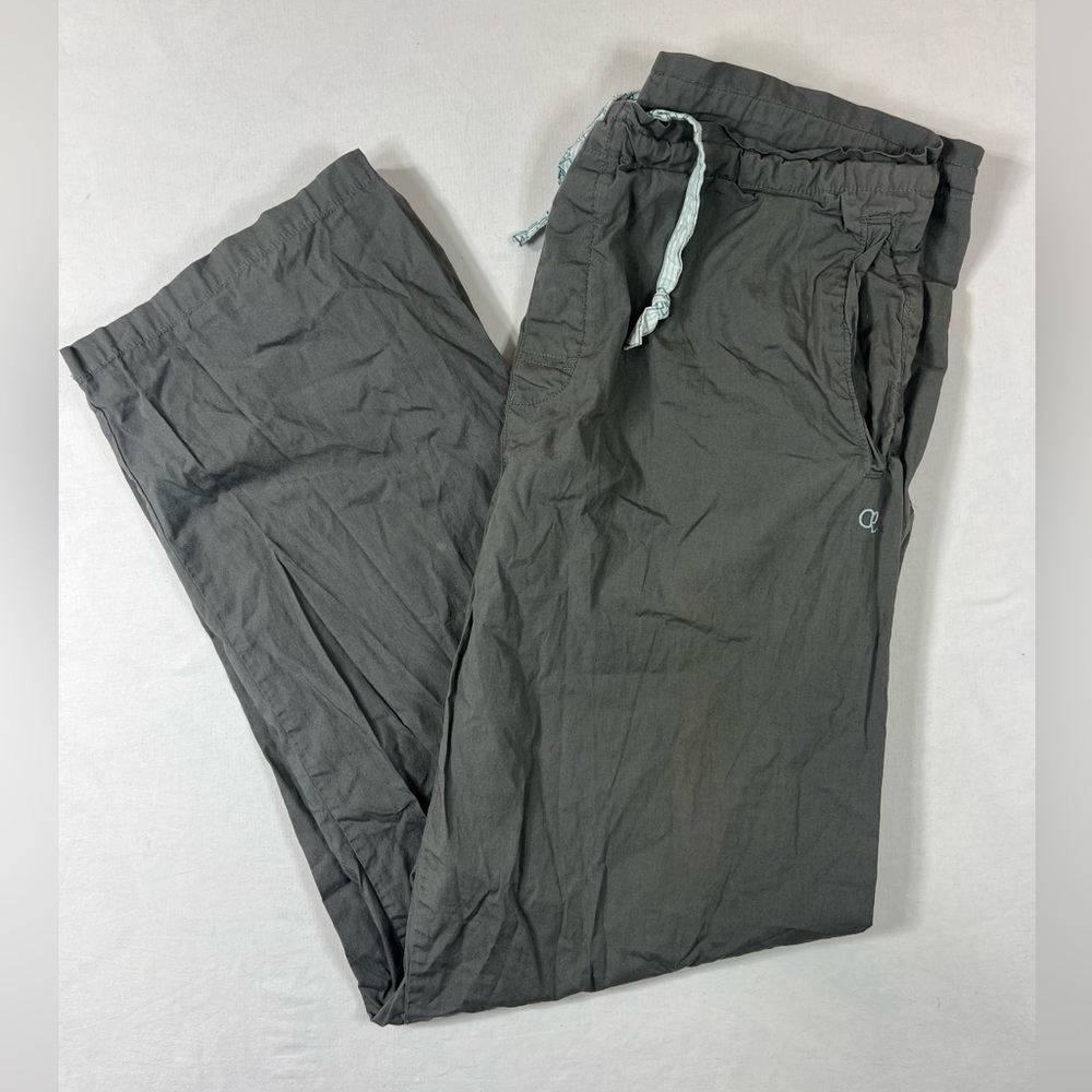 Vintage Y2K OP Ocean Pacific Grey Pants Relaxed Straight Lightweight Womens M